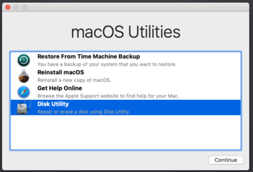 Formatting internal macbook drive for new mac os install usb